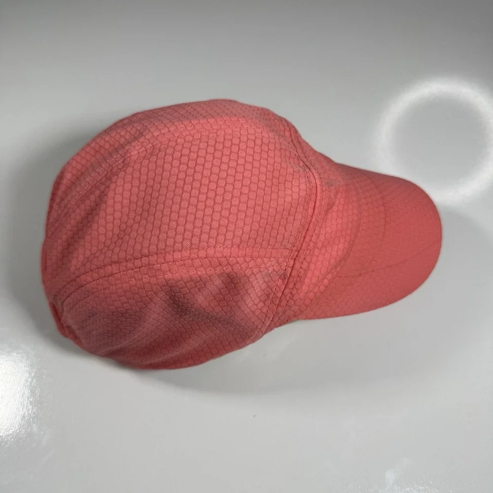Avia Womens Lightweight Coral Pink Athletic Running Hat Honeycomb Adjustable Cap
